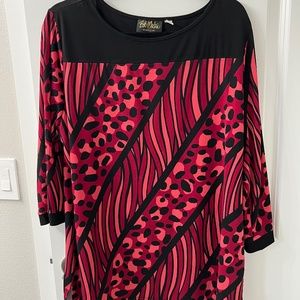 Bob Mackie 3/4 Sleeve Top 1x